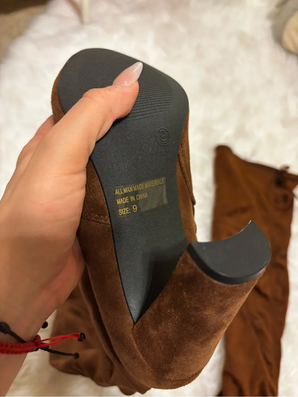 Women's Brown Suede Over-the-Knee Boots